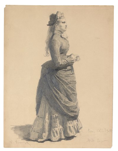 Mademoiselle Eugenia de Victor Mikhailovich Vasnetsov