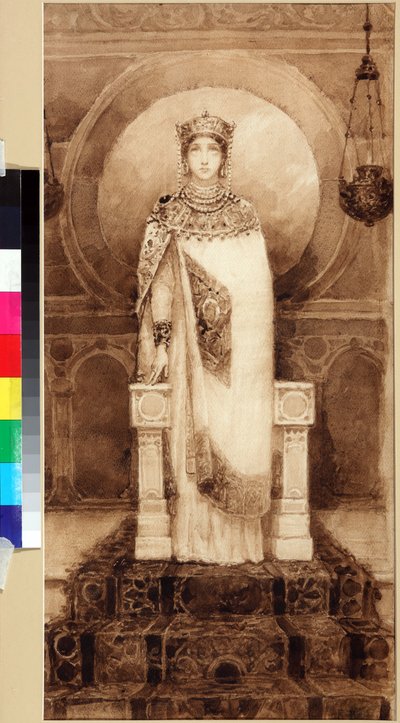 Santa Elena (emperatriz romana, madre de Constantino I) de Victor Mikhailovich Vasnetsov