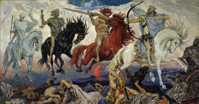 Los cuatro jinetes del Apocalipsis de Victor Mikhailovich Vasnetsov