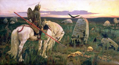 El caballero en la encrucijada, 1882 de Victor Mikhailovich Vasnetsov