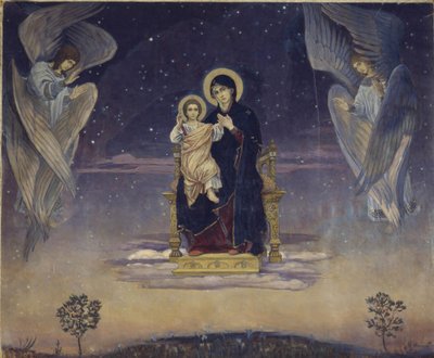 La Virgen de Victor Mikhailovich Vasnetsov