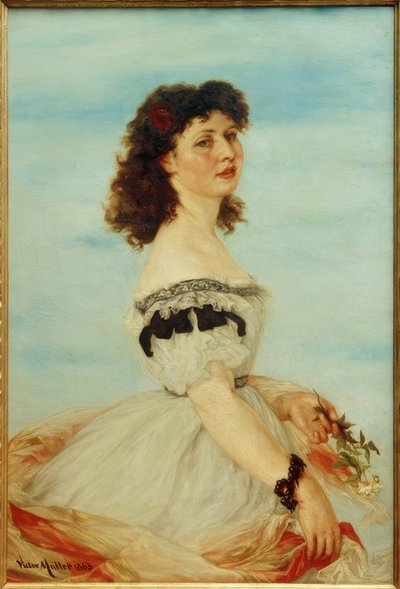 V. Müller, Retrato de Berta von Radowitz como niña de Victor Müller