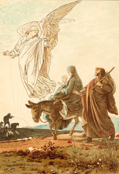 La huida a Egipto de Victor Paul Mohn