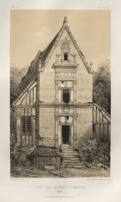 ...Pl. 81, FIEf Des Bordes-Compigny Yonne, 1860 de Victor Petit