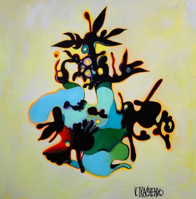 Abstracto orgánico fluido de Victor Tkachenko