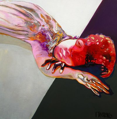 Figura abstracta llena de vida de Victor Tkachenko