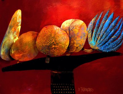 Naturaleza muerta orgánica llena de vida de Victor Tkachenko