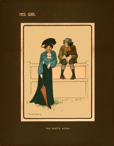 Su chica, el poema del poeta de Victor Venner