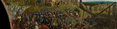 Conquista de Jerusalén por Tito (predela) de Vienna Master of Mary of Burgundy