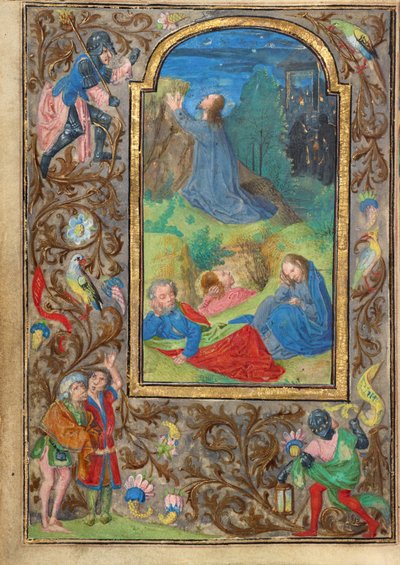 La agonía en el huerto de Vienna Master of Mary of Burgundy
