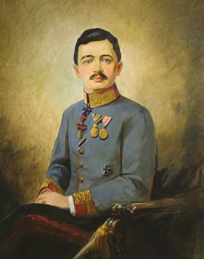 Carlos I de Austria (1887-1922), c.1916 (óleo sobre lienzo) de Vienna Nedomansky Studio