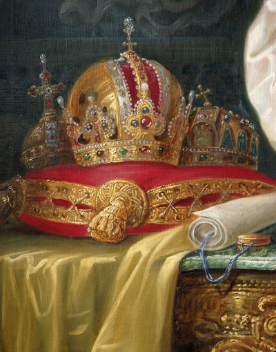 Detalle de Francisco José I de Austria, c.1916 (óleo sobre lienzo) de Vienna Nedomansky Studio