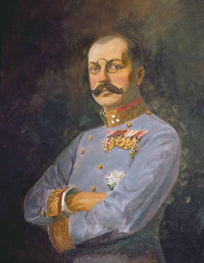 General Archiduque Francisco Salvador de Austria, c.1916 (óleo sobre lienzo) de Vienna Nedomansky Studio