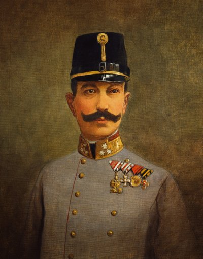General Eduard von Bohm-Ermolli, c.1916 (óleo sobre lienzo) de Vienna Nedomansky Studio