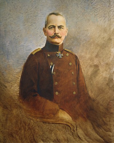 General Erich von Falkenhayn, c.1916 (óleo sobre lienzo) de Vienna Nedomansky Studio