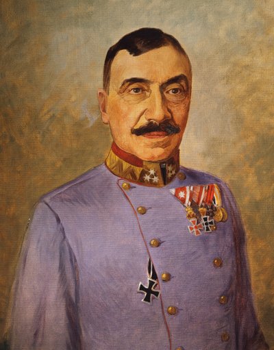 General Karl von Pflanzer-Baltin, c.1916 (óleo sobre lienzo) de Vienna Nedomansky Studio