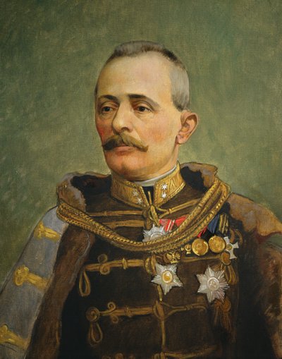 General Svetozar Boroevic von Bojna, c.1916 (óleo sobre lienzo) de Vienna Nedomansky Studio