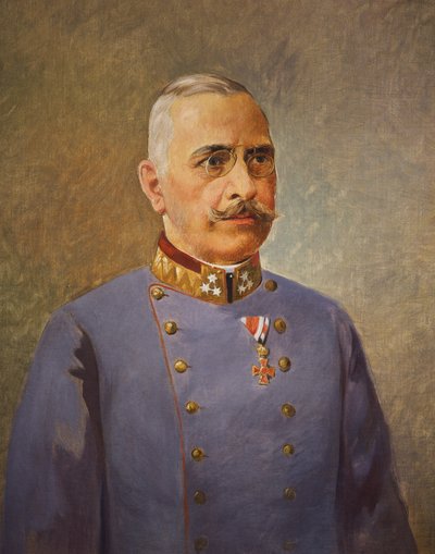 General Viktor Dankl von Krasnik, c.1916 (óleo sobre lienzo) de Vienna Nedomansky Studio