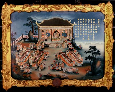 Vida cortesana - un banquete de Vietnamese School
