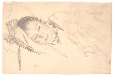 La esposa del artista descansando de Viggo Johansen