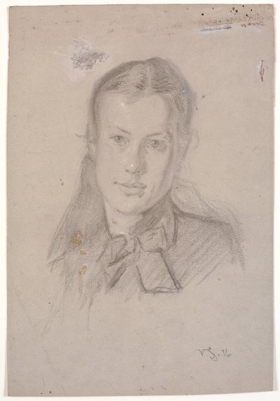 Retrato de Martha Møller (casada con Viggo Johansen en 1880) de Viggo Johansen