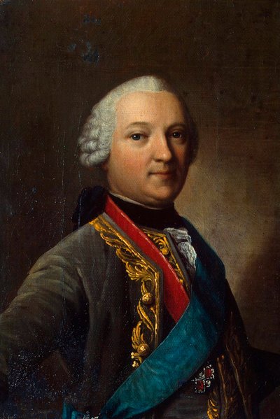 Retrato de Caspar von Saldern, mediados del siglo XVIII de Vigilius Erichsen