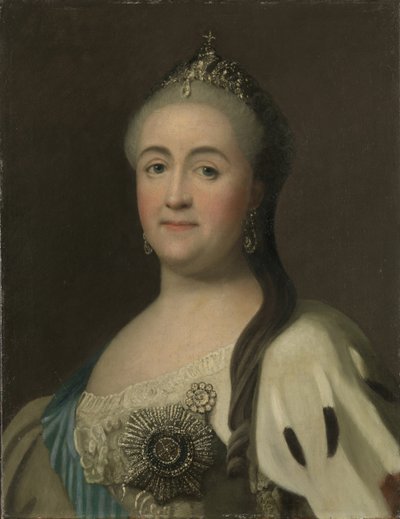 Retrato de la Emperatriz Catalina II 1729-1796 de Vigilius Erichsen