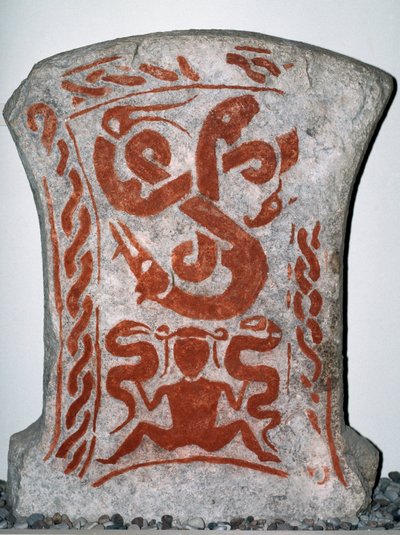 Piedra rúnica, siglo VII-VIII de Viking