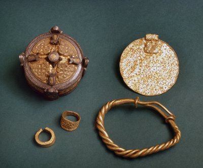 Joyería vikinga de Gotland, Suecia. Siglo X. Estocolmo, Museo Histórico de Viking