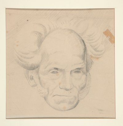 Retrato de Schopenhhauer de Viking Eggeling