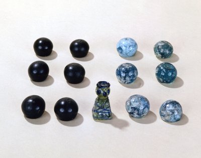 Piezas de juego de ajedrez de la ciudad vikinga de Birka (vidrio) de Viking Viking