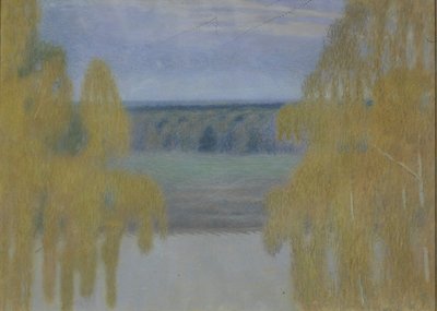 Otoño, 1905 de Viktor Elpidiforovich Borisov Musatov