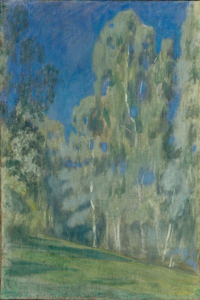 Abedules al mediodía, 1903 de Viktor Elpidiforovich Borisov Musatov