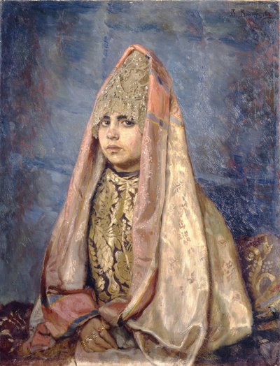 Esposa de los boyardos, 1884 de Viktor Mikhaylovich Vasnetsov