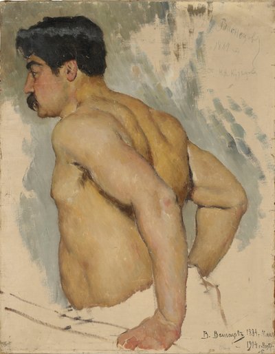 Retrato del artista Nikolai Kuznetsov de Viktor Mikhaylovich Vasnetsov
