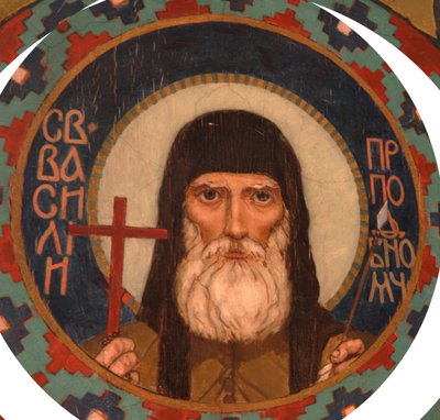San Mártir Basilio de las Cuevas de Kiev, 1885-1896 de Viktor Mikhaylovich Vasnetsov