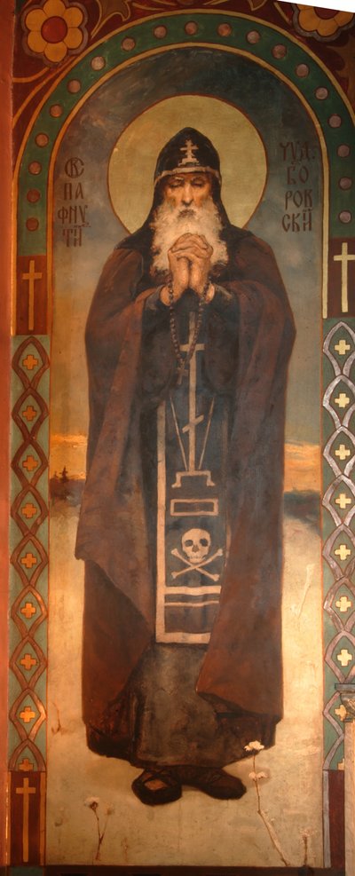 San Pafnucio de Borovsk, 1885-1896 de Viktor Mikhaylovich Vasnetsov