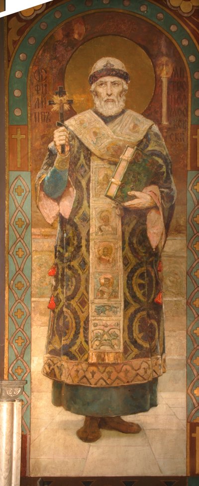 San Felipe, Metropolitano de Moscú, 1885-1896 de Viktor Mikhaylovich Vasnetsov
