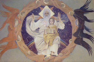 La Santísima Trinidad Otechestvo, 1907 de Viktor Mikhaylovich Vasnetsov