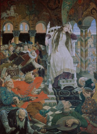 La princesa que nunca sonrió Nesmeyana, 1914-1916 de Viktor Mikhaylovich Vasnetsov