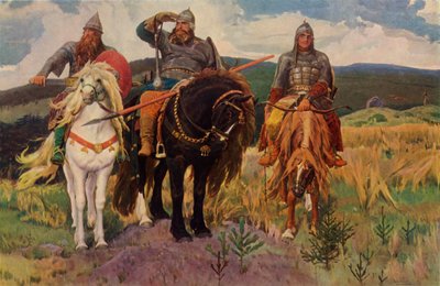 Los Guerreros, 1898, 1965 de Viktor Mikhaylovich Vasnetsov