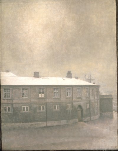 Un ala del Palacio de Christiansborg de Vilhelm Hammershøi