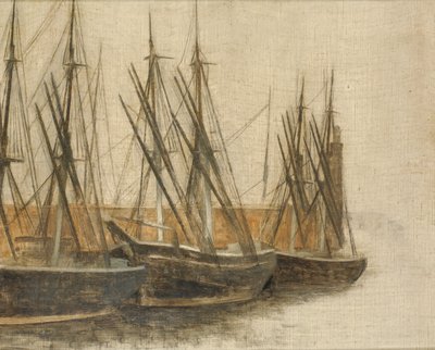 Desde el canal de Christianshavn, Copenhague de Vilhelm Hammershøi