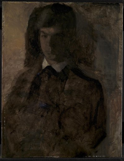El pintor Svend Hammershøi, hermano del artista de Vilhelm Hammershøi
