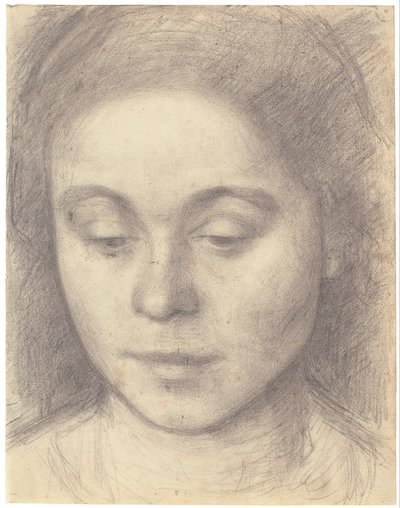 Retrato de Ida, la Esposa del Artista de Vilhelm Hammershøi