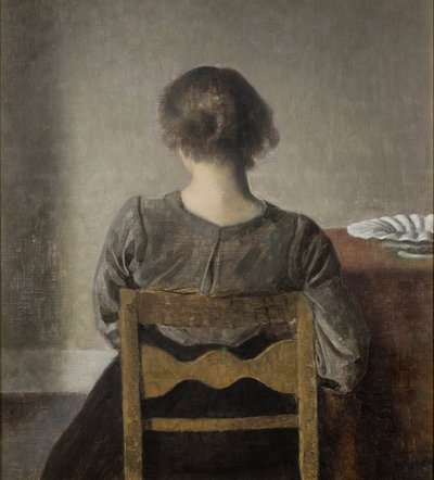 Descanso de Vilhelm Hammershøi