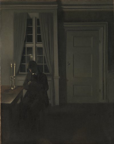 El Coleccionista de Monedas de Vilhelm Hammershøi