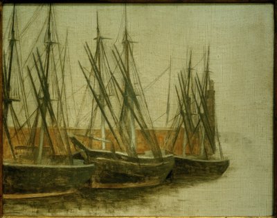 Canal de Christianshavn de Vilhelm Hammershoi