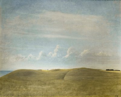 Paisaje (vista de Refsnaes) de Vilhelm Hammershoi