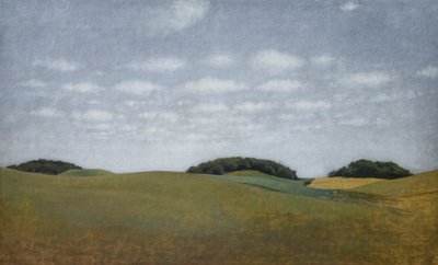 Paisaje en Lejre de Vilhelm Hammershoi